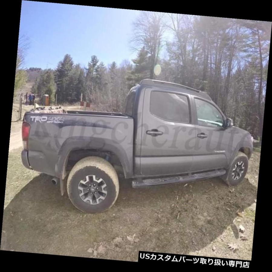 USキャリア 2本ルーフラックバーレールクロスバークロスバーはトヨタタコマ2005-2018に適合 2Pcs roof rack bar rail_1