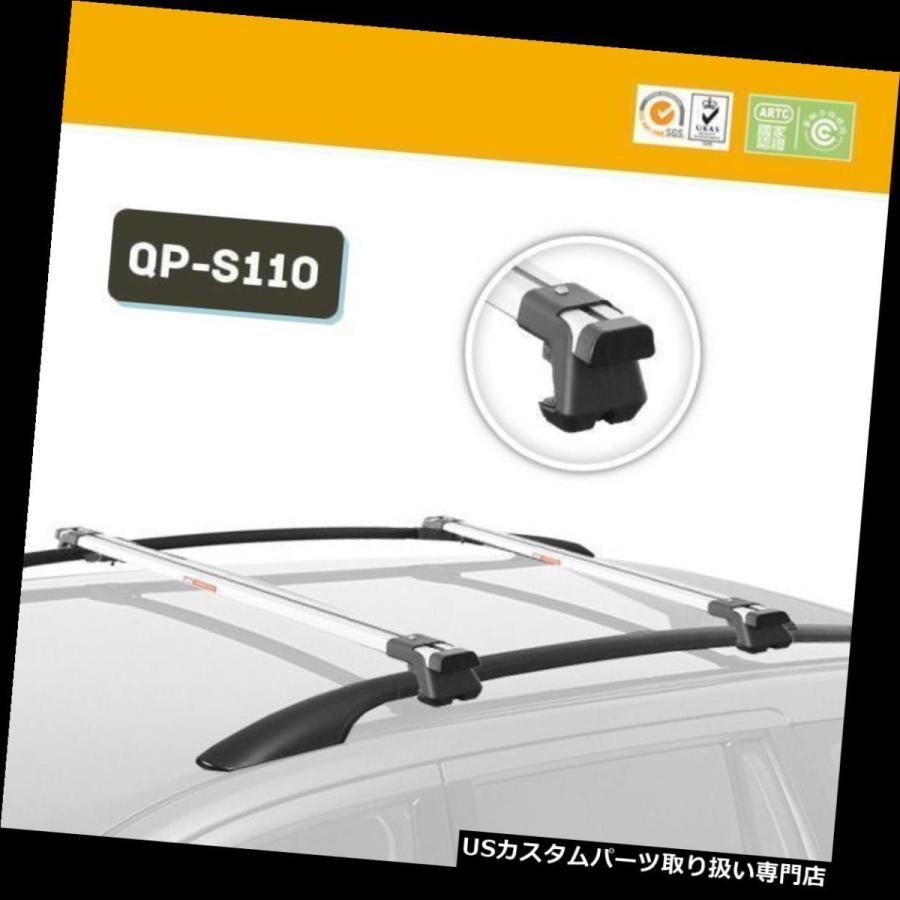 USキャリア 車のルーフラックのクロスバーは上げられたラックレール110cmが付いているすべての車に合います  Car Roof Rack Cros