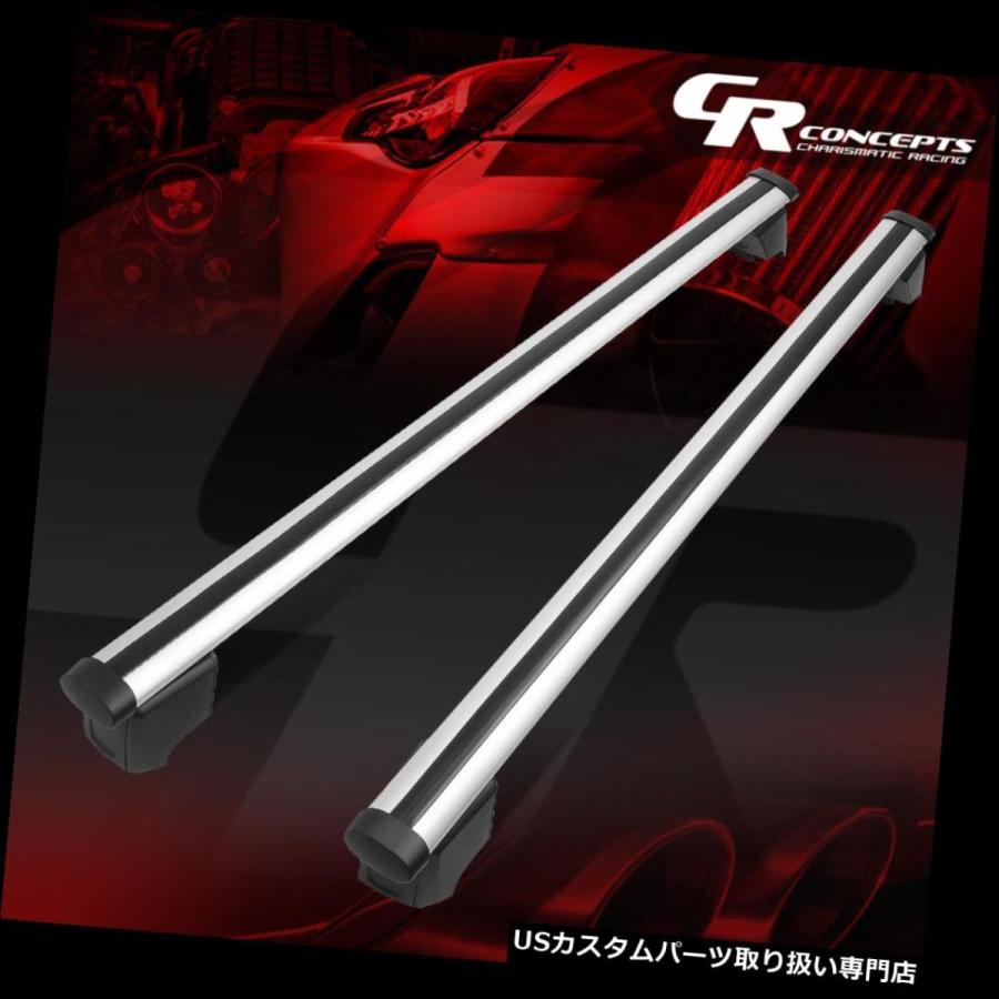 USキャリア ペアSUV OEアルミルーフレールラッククロスバーラゲッジキャリア用09-16アウディQ5  PAIR SUV OE ALUMINUM