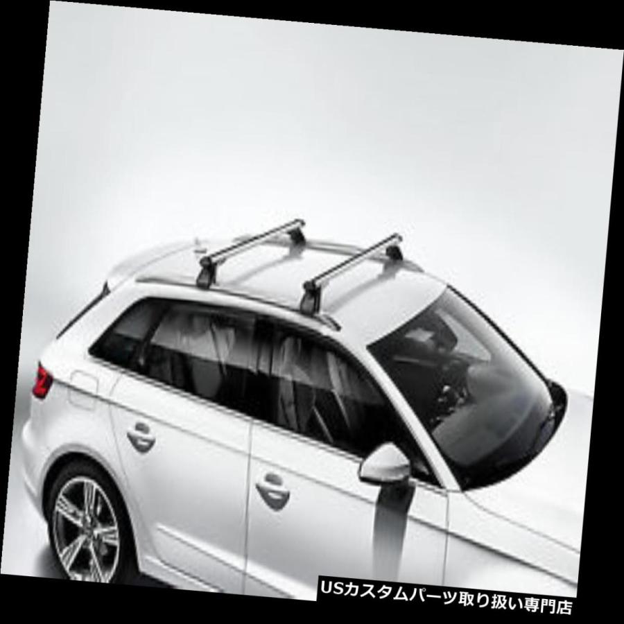USキャリア アウディA3 ETRONルーフラッククロスバーベースキャリア2016 - OEM新アウディ8V4071151A AUDI A3