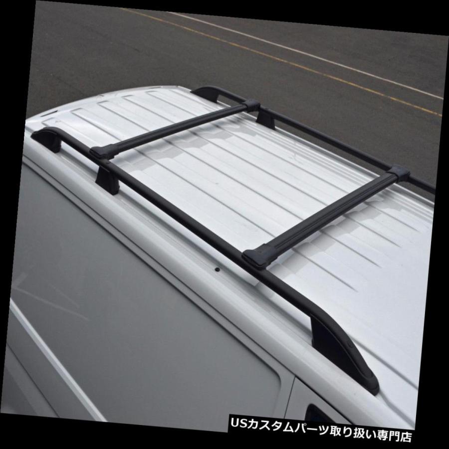 USキャリア メルセデス・ベンツVクラスに合わせてルーフサイドバー用のブラッククロスバーレールセット（2015+） Black Cross Bar
