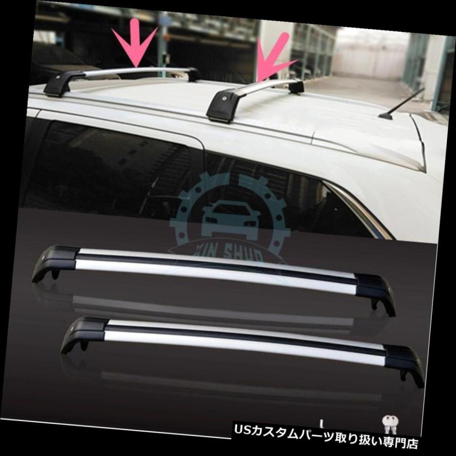 US球歴 ルーフラックカールーフキャリアPratical Bars for Mitsubishi Pajero Sport 2010?2016 車、バイク、自転車-自動車
