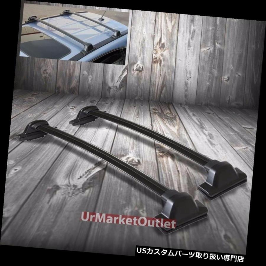 USキャリア OEフィットマットブラックルーフラック荷物/バッグカーゴレールクロスバー07-11 CR-V  OE Fit Matte Black