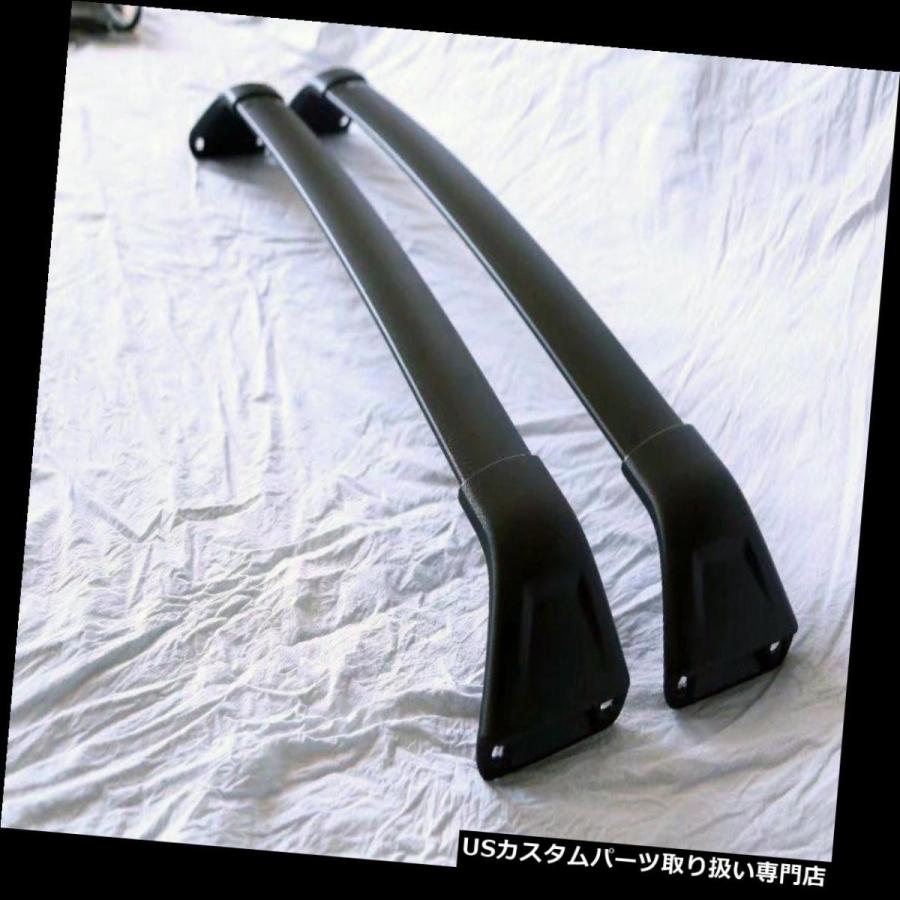 USキャリア 4本アルミルーフラックサイドレールバークロスバーマツダCX-5 2017-2019用 4Pcs Aluminium Roof Rac