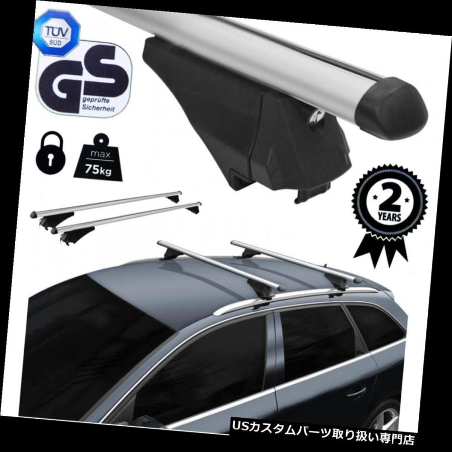USキャリア ルーフラッククロスバーアルミ空力ロッキングはフォードエッジ2016以降に適合  Roof Rack Cross Bars Alumin