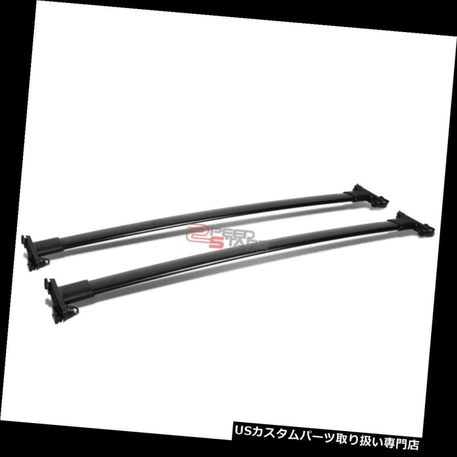 USキャリア 11-15の探検家のための黒いOE様式の屋根の棚/柵の上の台紙の十字架クロスバー  BLACK OE STYLE ROOF RACK/