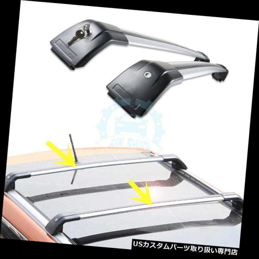 US球歴 1ペアルーフキャリアオーバーヘッド積貨委託貨物ラックトリムベンツGLC200 GLC260 2015-2016  1 Pair Roof カルシウム 車、バイク、自転車-自動車-ルーフボックス、キャリア