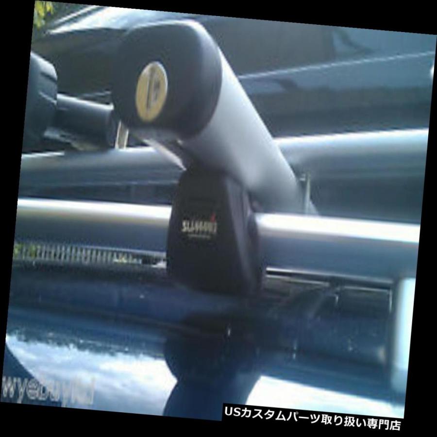 USキャリア ロッキングエアロスタイルのルーフバー5ドアDaewoo Musso 2000年から2005年のクロスバー  Locking aero
