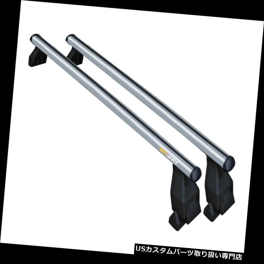USキャリア Hyundai ix20 2010＆gt;用Mウェイアルミルーフラックレールクロスバー +固定キット50  M-Way Alumini_2