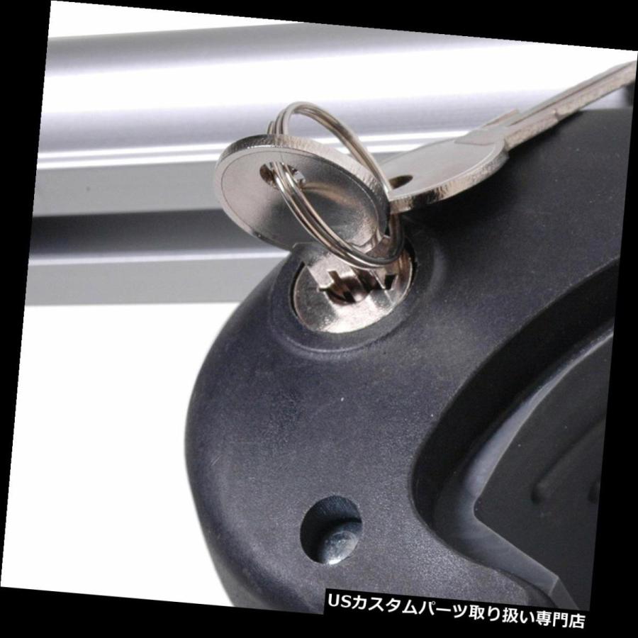 USキャリア ルーフレール付きスバルXV 2012 -2018用アルミ合金ルーフラッククロスバー Aluminium Alloy Roof Rac