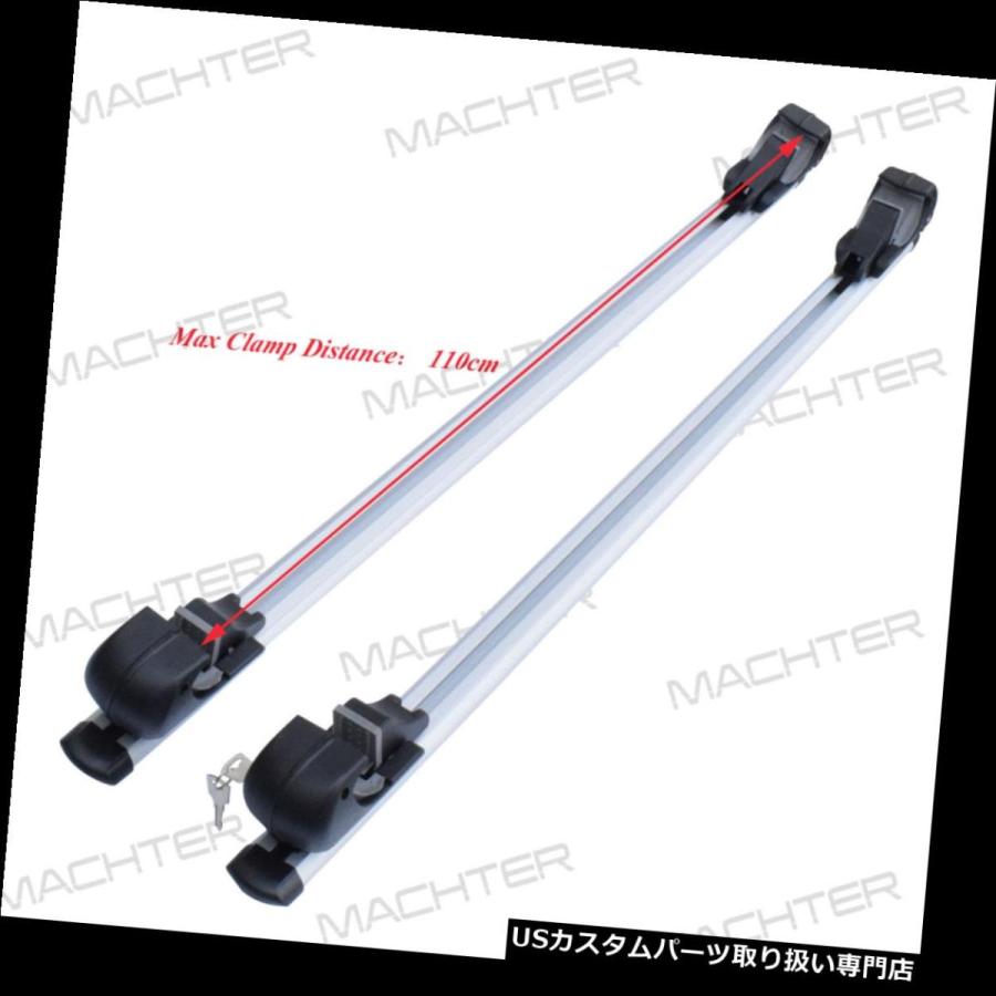 USキャリア ルーフレール付きスバルXV 2012 -2018用アルミ合金ルーフラッククロスバー Aluminium Alloy Roof Rac
