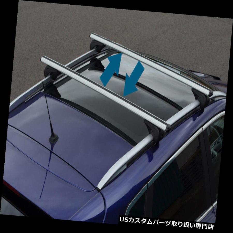 USキャリア ロック可能なボルボXC90（2015+）100KGに合うようにルーフレール用クロスバー  Cross Bars For Roof Ra_1