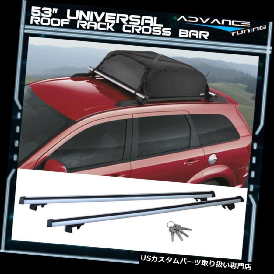 USキャリア 53 135CMアルミニウムトップルーフラッククロスバーレール