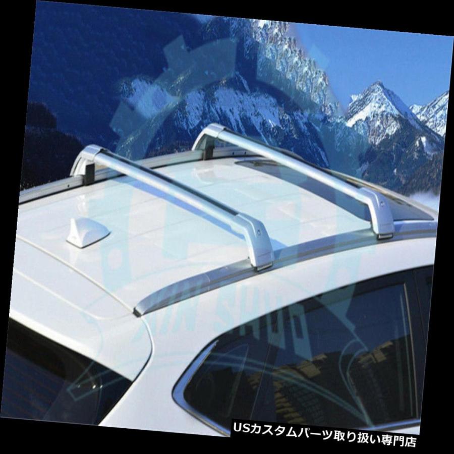 US球歴 KIA Sorento 2015-2018鍵を掛ける能力のあるルーフラックレールクロスバークロスバーB用2個  2Pcs for KIA Sor ルーフボックス、キャリア-自動車-アクセサリーパーツ