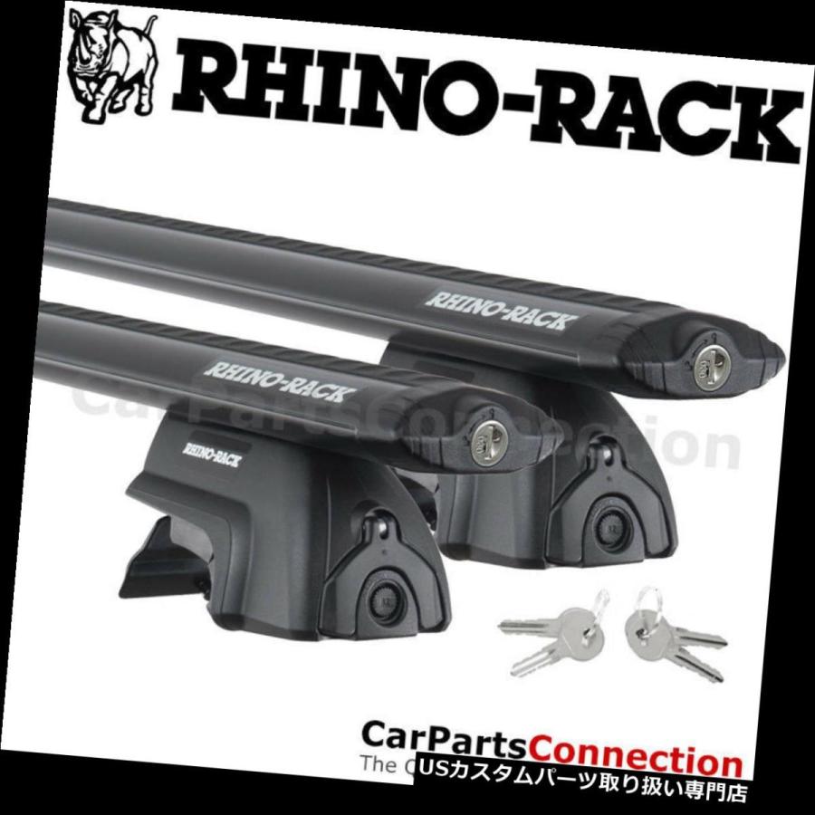 USキャリア RhinoラックJA6020 SXシボレートラックス（屋根付き）15-18用ブラックルーフクロスバー Rhino-Rack JA60