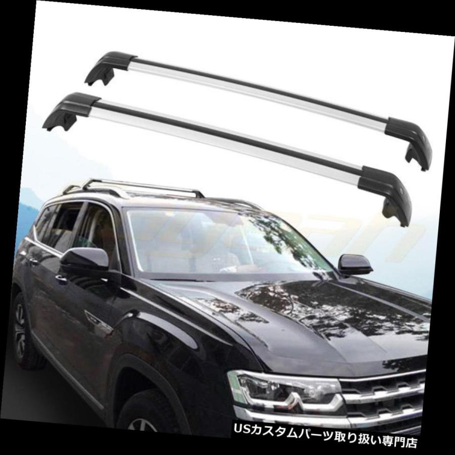 USキャリア ロックできるVWフォルクスワーゲンアトラス2018ルーフレールラック用クロスバー  Cross Bar for VW Volkswag