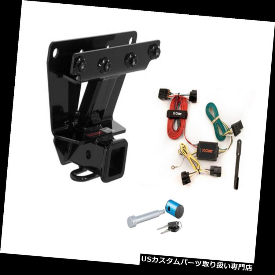 USヒッチメンバー 手押し車位置づけ3トレーラーヒッチ＆amp; A ジープグランドチェロキー用ヒッチロック付き添い人導線  Curt Class 3 Trai ルーフボックス、キャリア-車、バイク、自転車-ヒッチメンバー