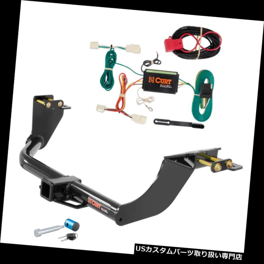 USヒッチメンバー カートクラス3トレーラーヒッチ＆amp; A 三菱アウトランダーヒッチロック付き配線 Curt Class 3