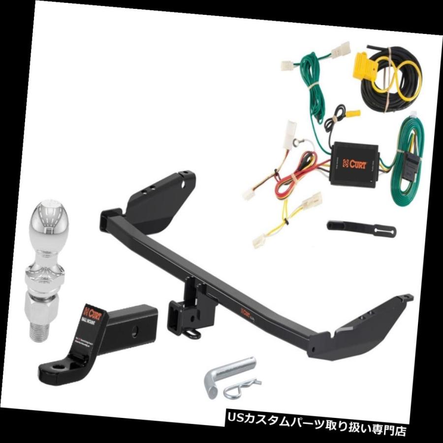 USヒッチメンバー カートクラス3トレーラーヒッチトウパッケージw / 1-7 / 8 \"トヨタシエナ用ボール  Curt Class 3 Trail"