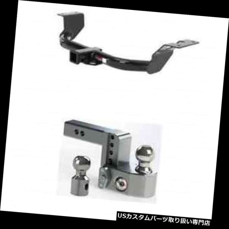 USヒッチメンバー 手押し車位置づけ3トレーラーヒッチw / CR-V用安全性のある自然調整能力のある4inどんぶり鉢マウント  Curt Class 3 Trailer H 自動車-車、バイク、自転車-ルーフボックス、キャリア