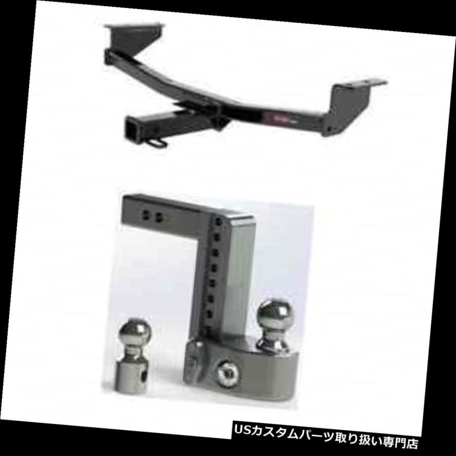 USヒッチメンバー カート3クラストレーラーヒッチw /安全な調整可能な8 ローグ用ボールマウント Curt Class 3 Trailer Hi