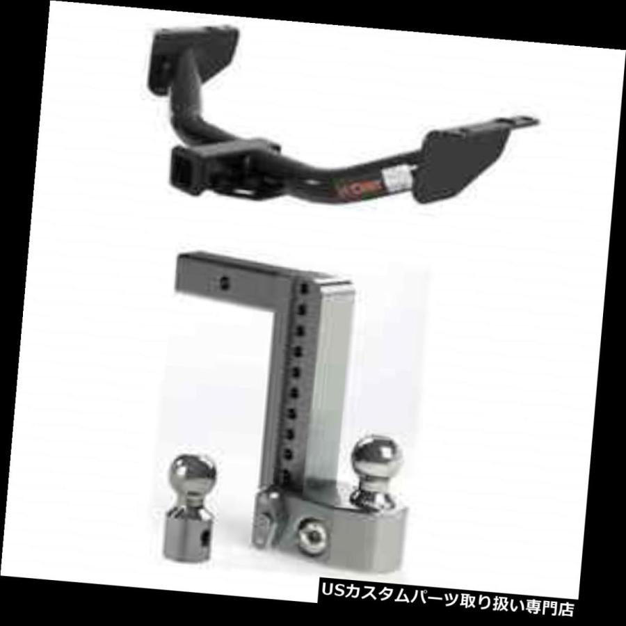 USヒッチメンバー 手押し車3クラストレーラーヒッチw /安全性のあるに調節する能力のあるな10inレンジャー用どんぶり鉢マウント  Curt Class 3 Traile 車、バイク、自転車-ヒッチメンバー-ルーフボックス、キャリア
