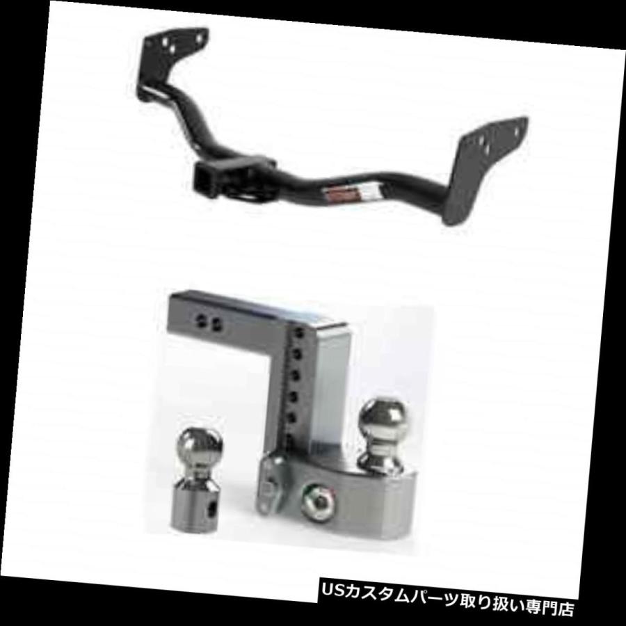 USヒッチメンバー 手押し車3クラストレーラーヒッチw /安全性のあるな自然調整能力のあるな6 \"Hombre用どんぶり鉢マウント  Curt Class 3 Trailer" 車、バイク、自転車-ルーフボックス、キャリア
