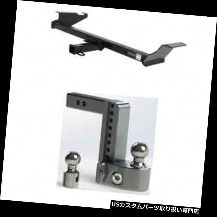 USヒッチメンバー Curt Class 3 Trailer Hitch（重量）、安全に調整可能な8インチRoutan用ボールマウント Curt C