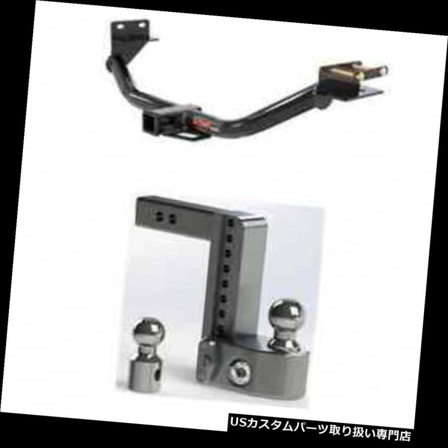 USヒッチメンバー Curt Class 3 Trailer Hitch（重量：安全な調整可能な8インチ、サンタフェ用ボールマウント） Curt C