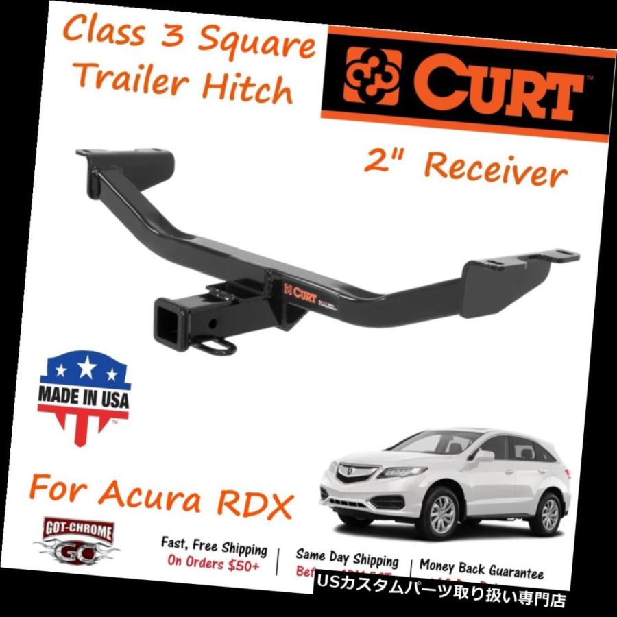 USヒッチメンバー Acura RDX用2 \"レシーバーチューブ付き13130 Curt Class 3スクエアトレーラーヒッチ  13130 Cur