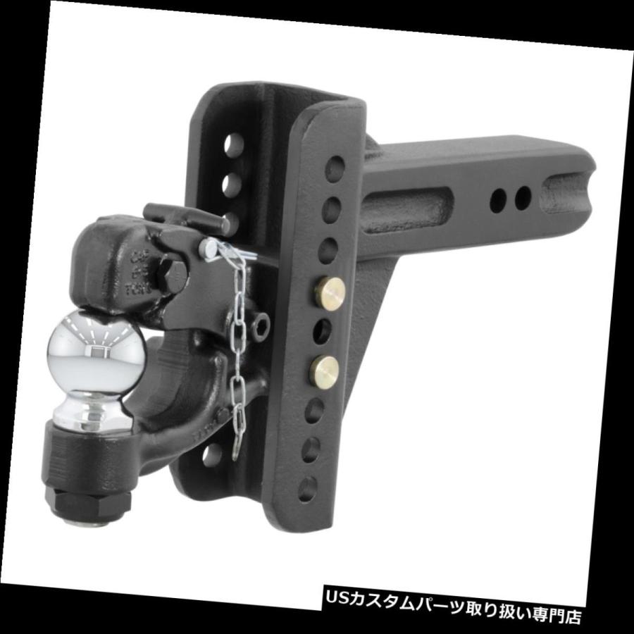 USヒッチメンバー 45908 Curt 2-1 / 2 \"調整式チャンネルトレーラーヒッチ2-5 / 16\""ボール＆アンプ ピントルマウント  45"