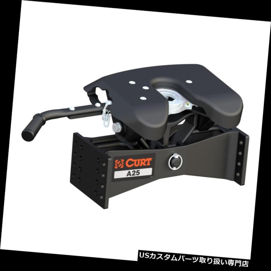 USヒッチメンバー 16580 Curt A25 5th 5ホイールヒッチヘッドカーバイドブラックパウダーコート仕上げ - 16580 Curt