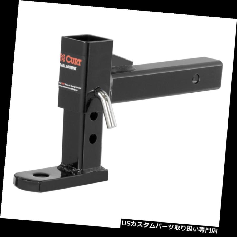 USヒッチメンバー 45812カート7-1 / 4 \"ドロップアジャスタブルトレーラーヒッチボールマウント2インチシャンク  45812 Curt 7"_2