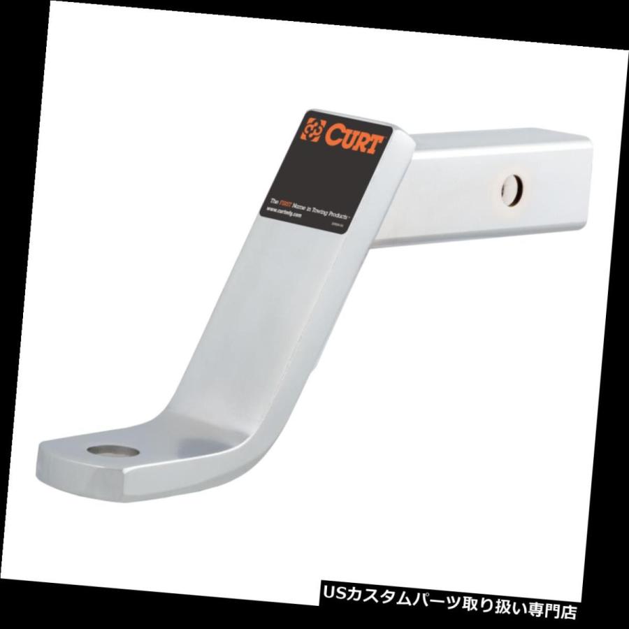 USヒッチメンバー 45297カート6 \"ドロップ9-1 / 4\"" 2 \""用ロングクロームトレーラーヒッチボールマウントシャンク  45297 Cur"