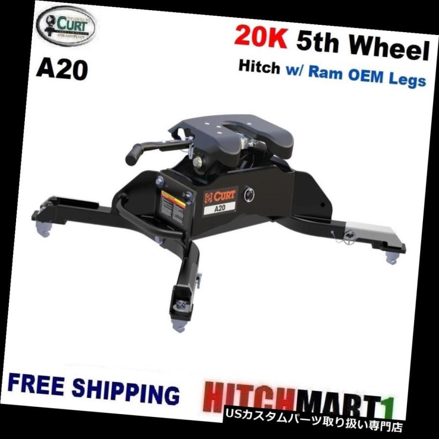USヒッチメンバー 20K CURT 5THホイールトレーラーヒッチ＆amp; A OEM用互換性のあるRAM用レッグ、PREP PKG＃16044