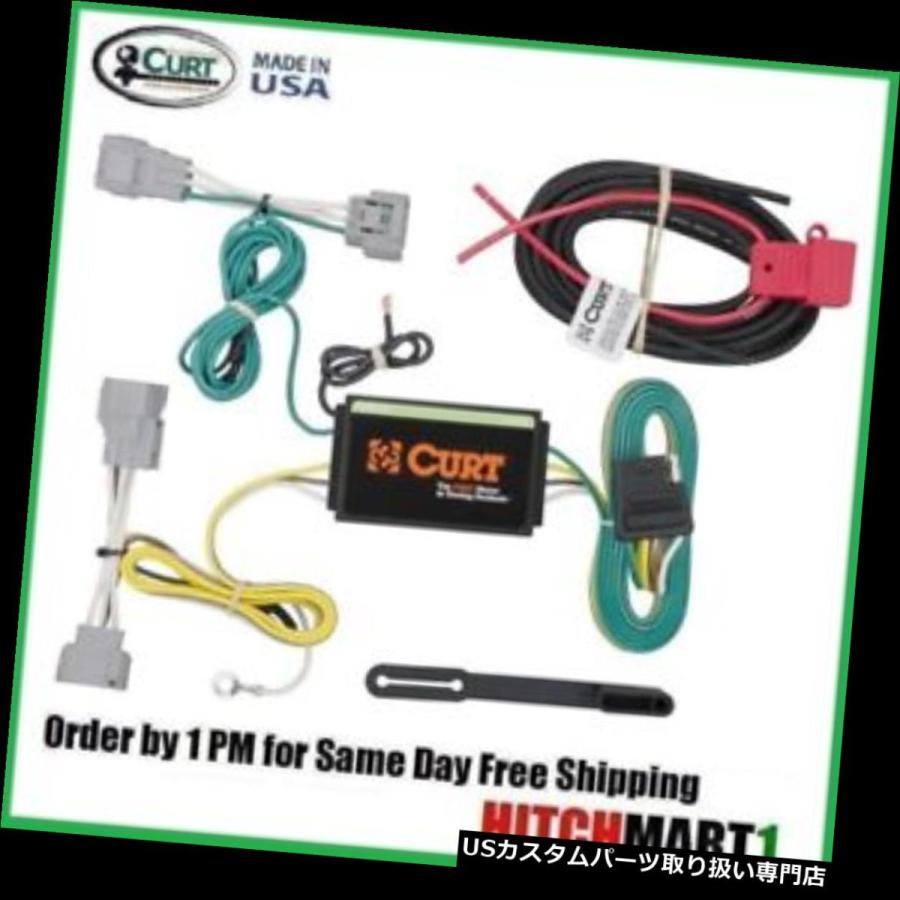 USヒッチメンバー FITS 2014-2017 JEEP CHEROKEE CURT TRAILERヒッチトウ配線Tコネクタ56208  FITS