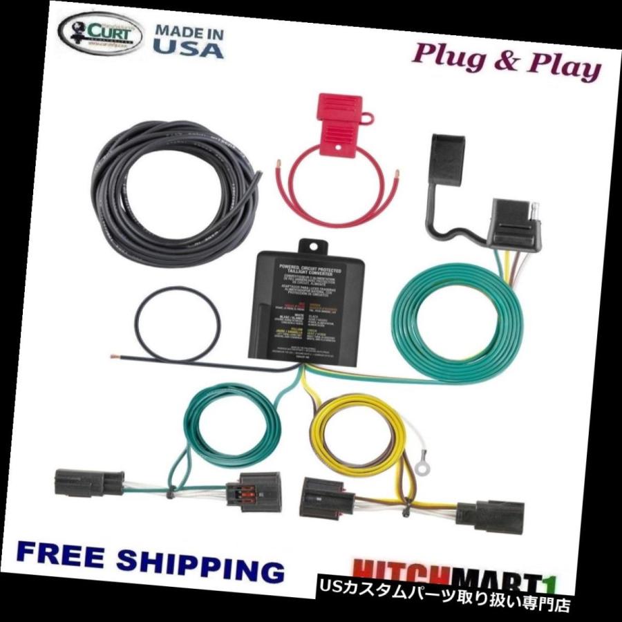 USヒッチメンバー 相応う2011-2017 DODGE GRAND CARAVAN CURT TRAILERヒッチトウ導線56331  FITS ヒッチメンバー-自動車