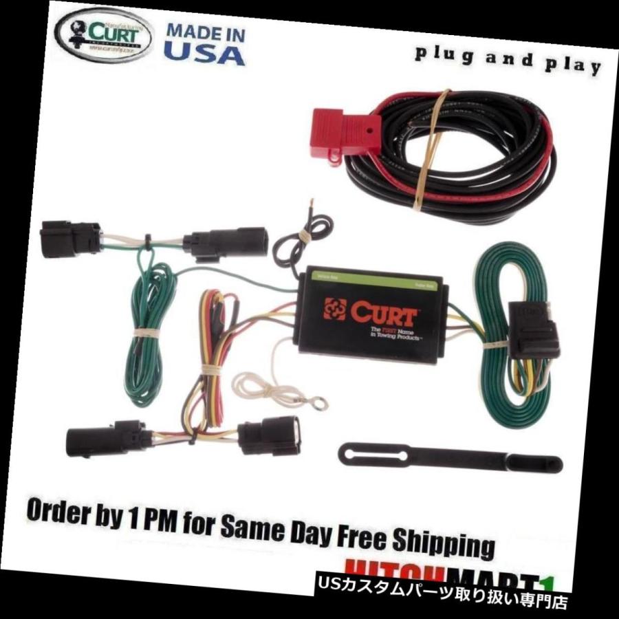 USヒッチメンバー 2013-2016 FOR FOR ESCAPE CURT TRAILER HITCH配線4フラットコネクター56164  FOR