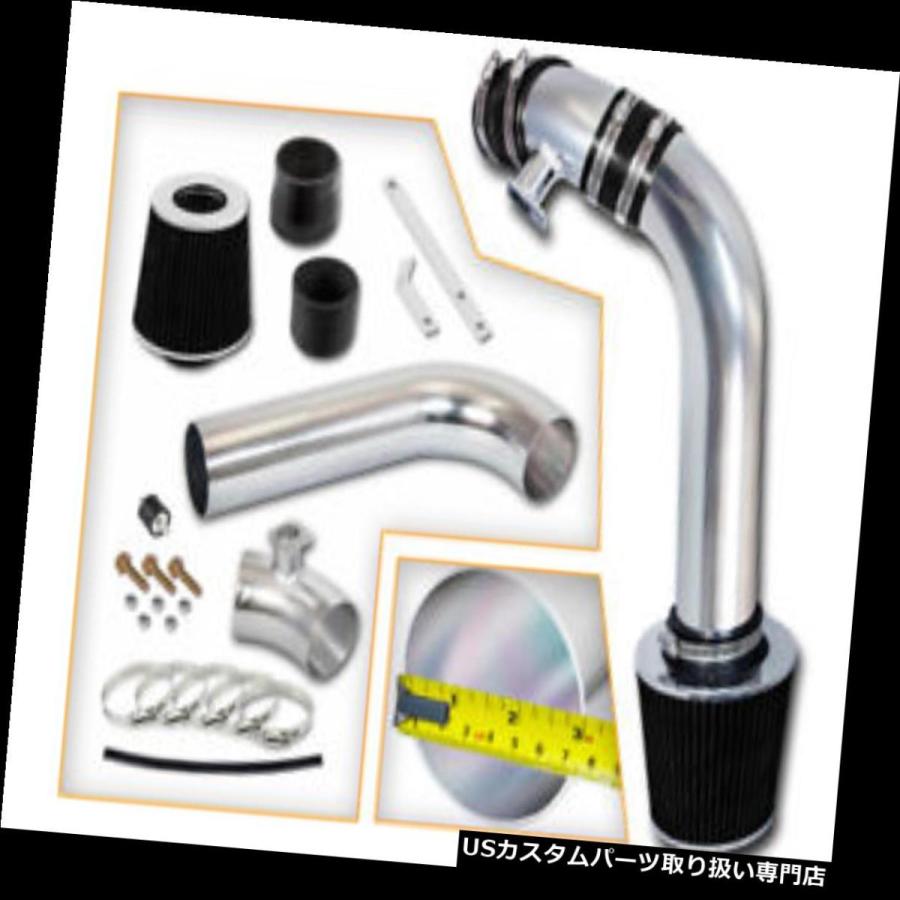 USエアインテーク インナーダクト 3 "ブラックコールドエアインテークキット+フィルター用92-98 BMW E36 323/325/328 2.5