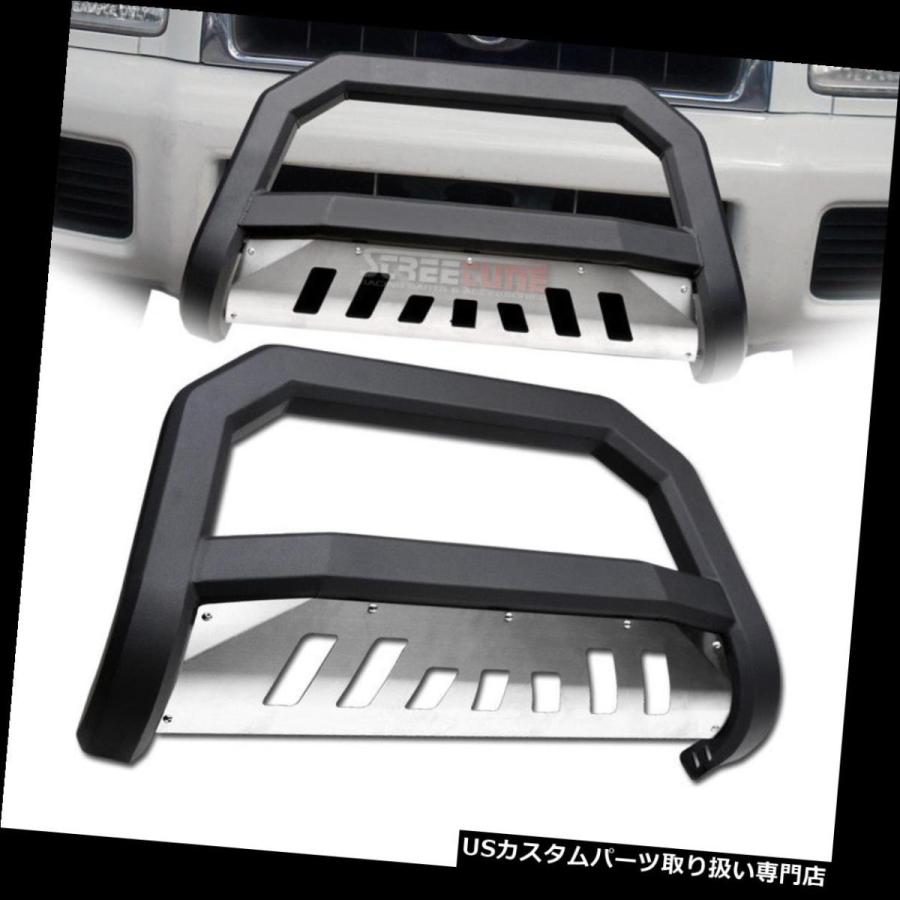 USグリルガード マットブラックAVTブルバーバンパーグリルグリルガード