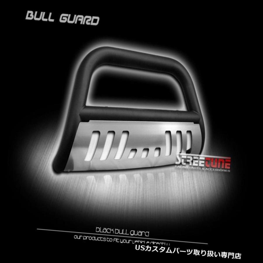 Bull Bar マットブラックブルバープッシュバンパーグリルガードSSスキッド0812エスケープ トリビュート Matte Black