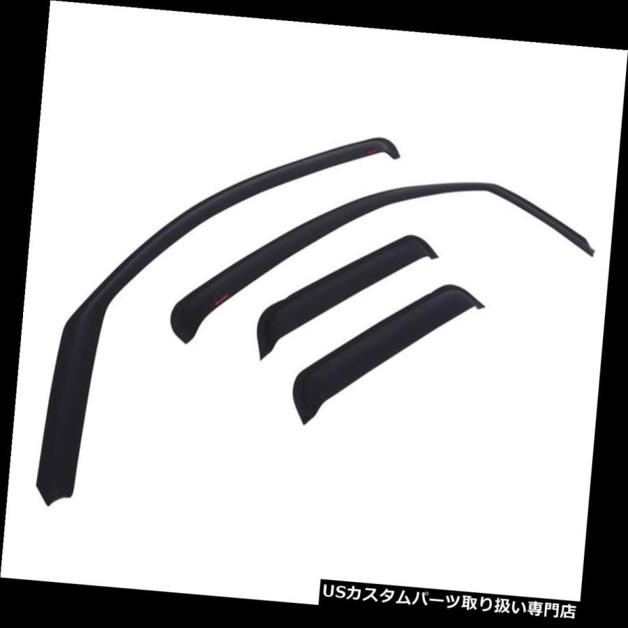 しろくろ USベントバイザー、ドアバイザー 2004 - 15年の日産タイタンの乗組員の