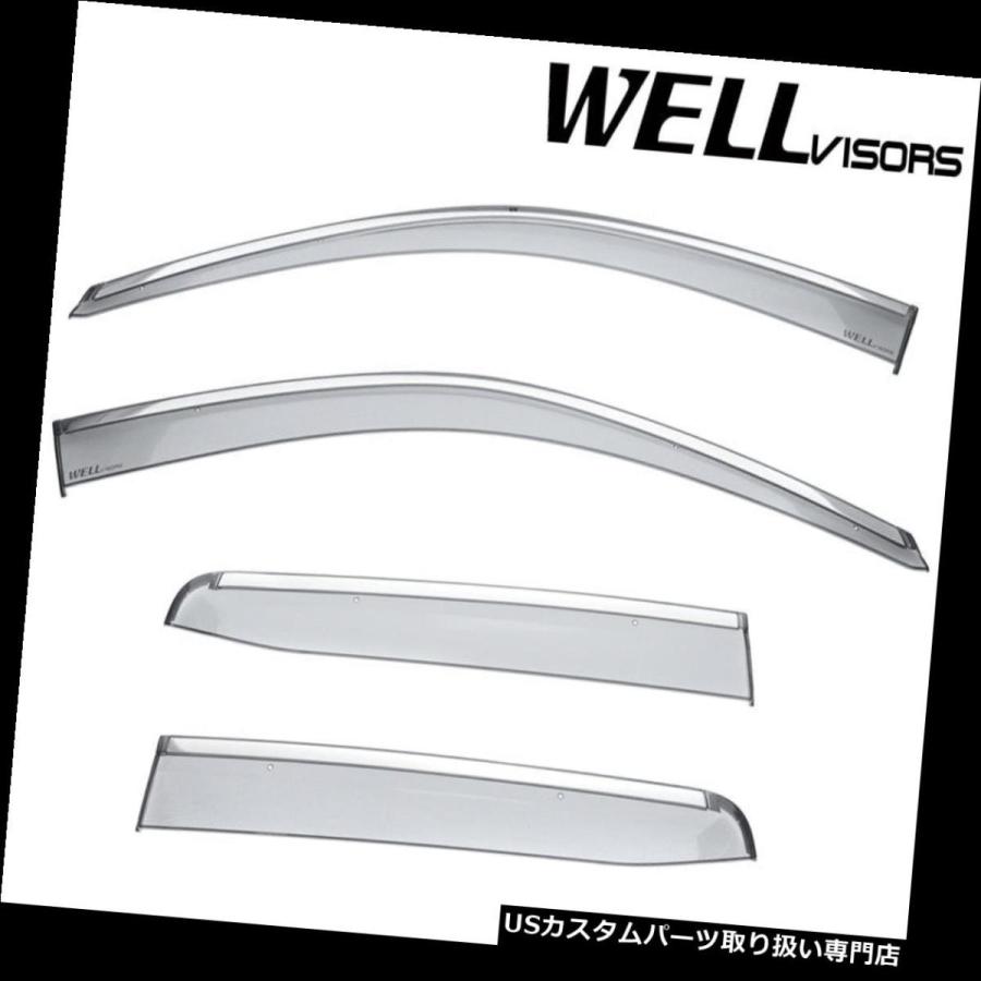 人気絶頂 Usベントバイザー ドアバイザー ホンダリッジライン17 18クロームトリム用 クリップon ウィンドウベントバイザーレインデフレクター 特売 Turningheadskennel Com