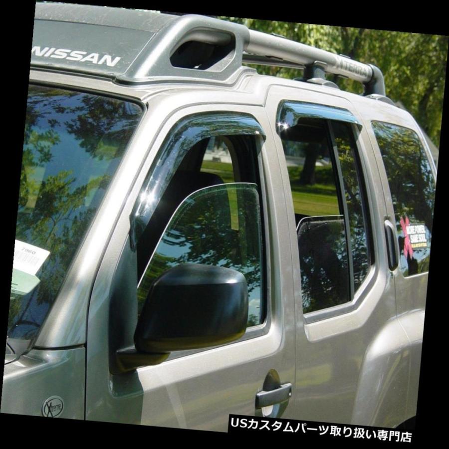 USベントバイザー、ドアバイザー トヨタシエナ2004 - 2010のためのテープオンベントバイザー4枚 Tape-on Vent