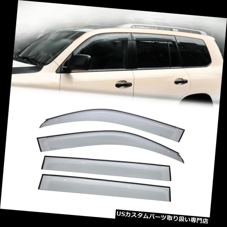 US LX570 ドアバイザー　サイドバイザー　ウインドーバイザー　WALD USベントバイザー、ドアバイザー Lexus LX570 2008-2018用[クリップON