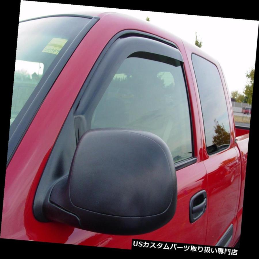 USベントバイザー、ドアバイザー Dodge Ram Quad Cab（4ドア）用の2チャンネルベントバイザー（2002年 - 200