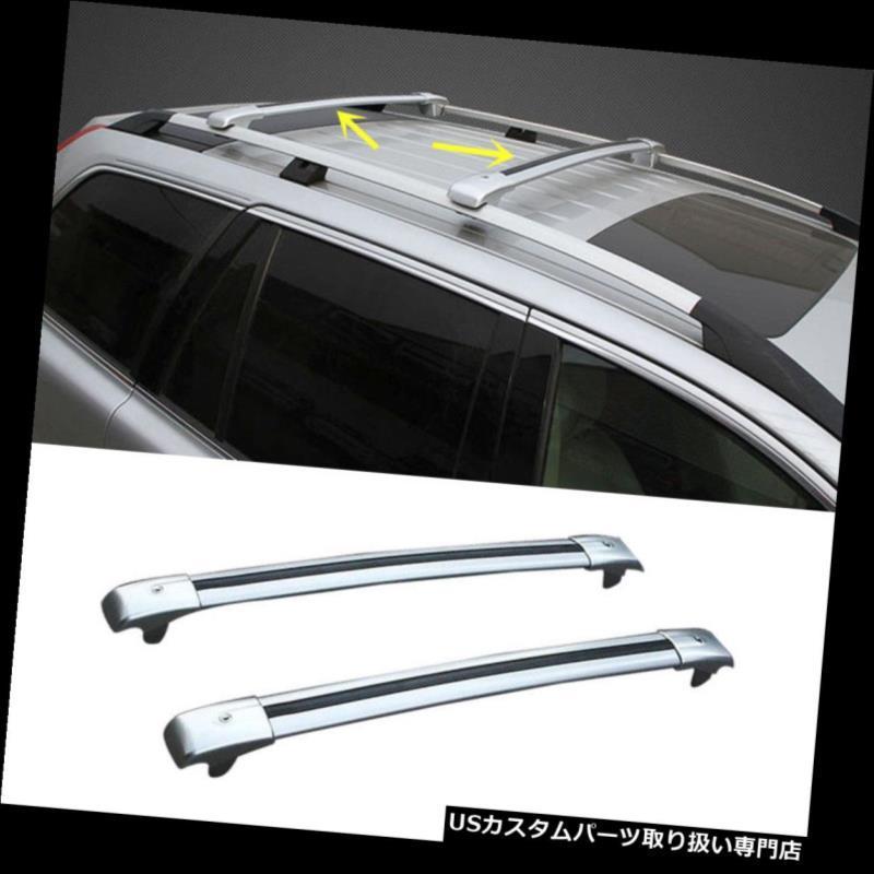 USカーゴ、ルーフ キャリア キャデラックSRX 2010-2016用カーゴルーフラックサイドレールバーラゲッジキャリア Fit For Cadil