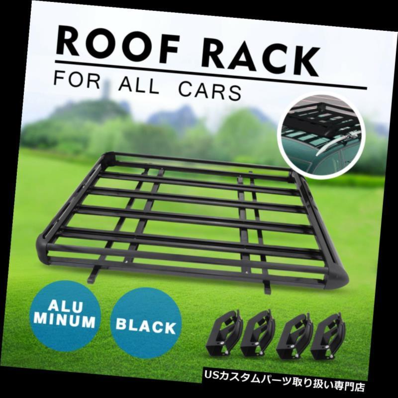 USカーゴ、ルーフ キャリア ユニバーサル63 \"ブラックルーフラックエクステンションカーゴトップラゲッジホールドキャリアバスケット  Univers"