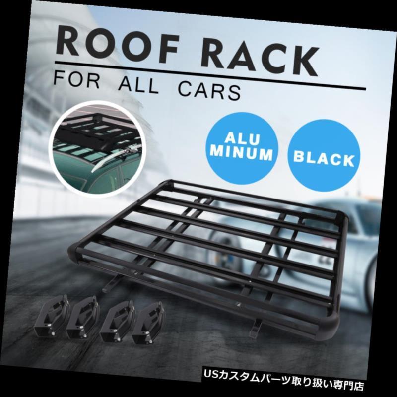 USカーゴ、ルーフ キャリア ユニバーサル63 \"ブラックルーフラックエクステンションカーゴトップラゲッジホールドキャリアバスケット  Univers"