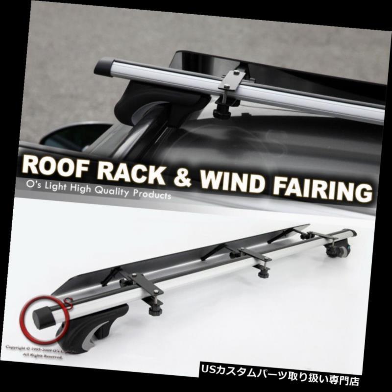 USカーゴ、ルーフ キャリア 屋根の上48 \"クロスバーラック+雪崩1500アバランシェ250のフェアリング  Rail Roof Top 48\" C